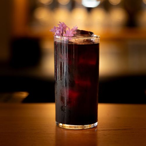 Cocktail Smoky Bissap PAF - Le Passage, Bar à Cocktail Biarritz